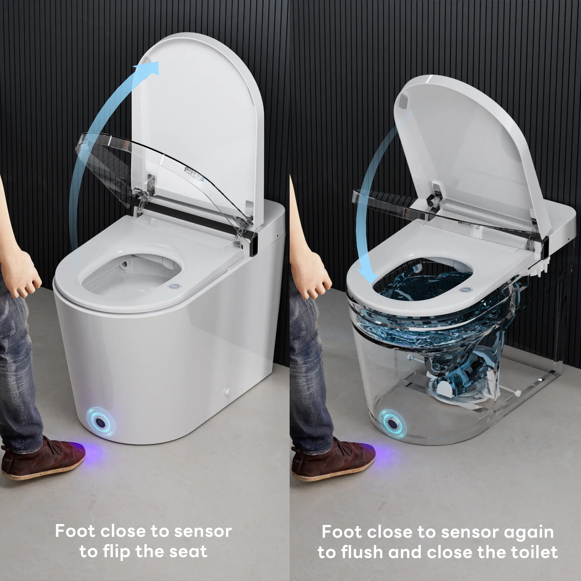 CASTA DIVA CD-K010 – Smart Toilet with Wider Seat, Auto Open/Close & Heated Seat - Image 6