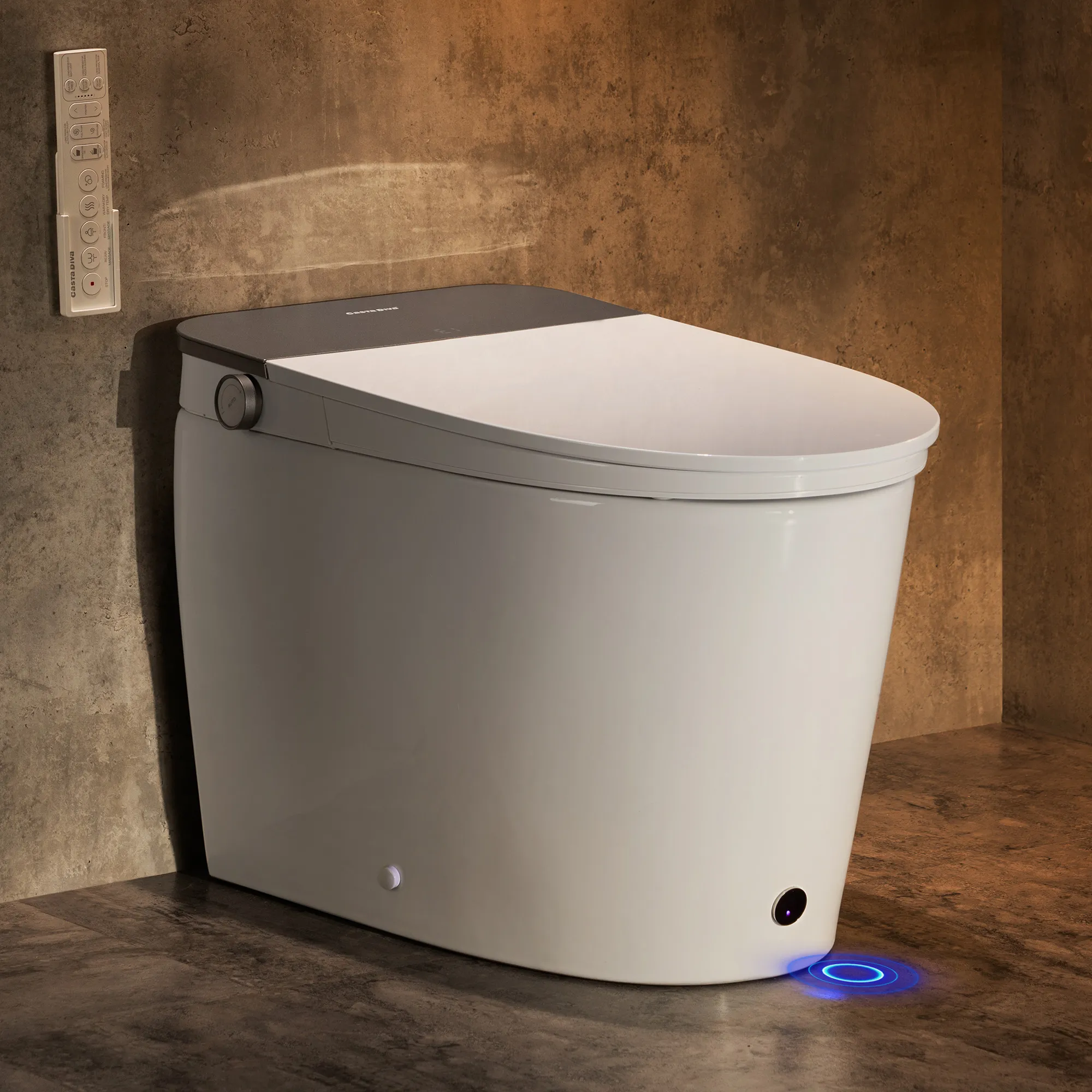 CASTA DIVA CD-K030 – Smart Toilet with Microgravity Adaptive Heated Seat, Auto Open/Close, Foam Shield & UV-Sterilized Nozzle