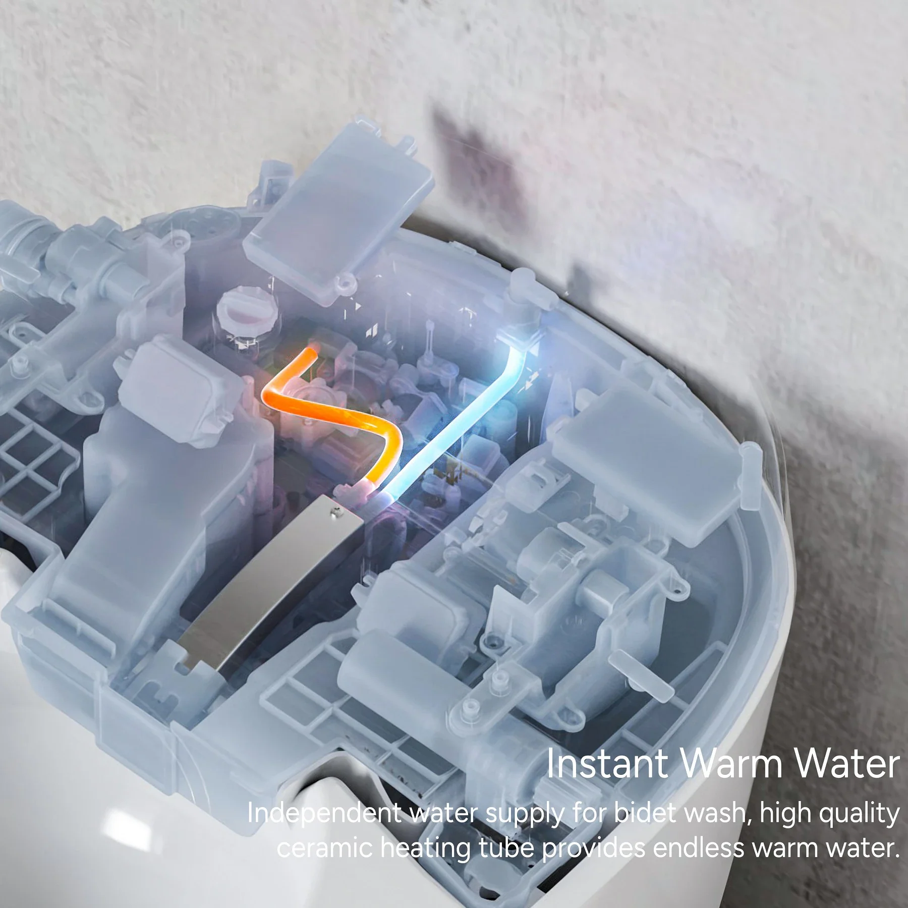 CASTA DIVA CD-Y010 – Smart Toilet with Heated Seat, Auto Flush & Foot Sensor - Image 5