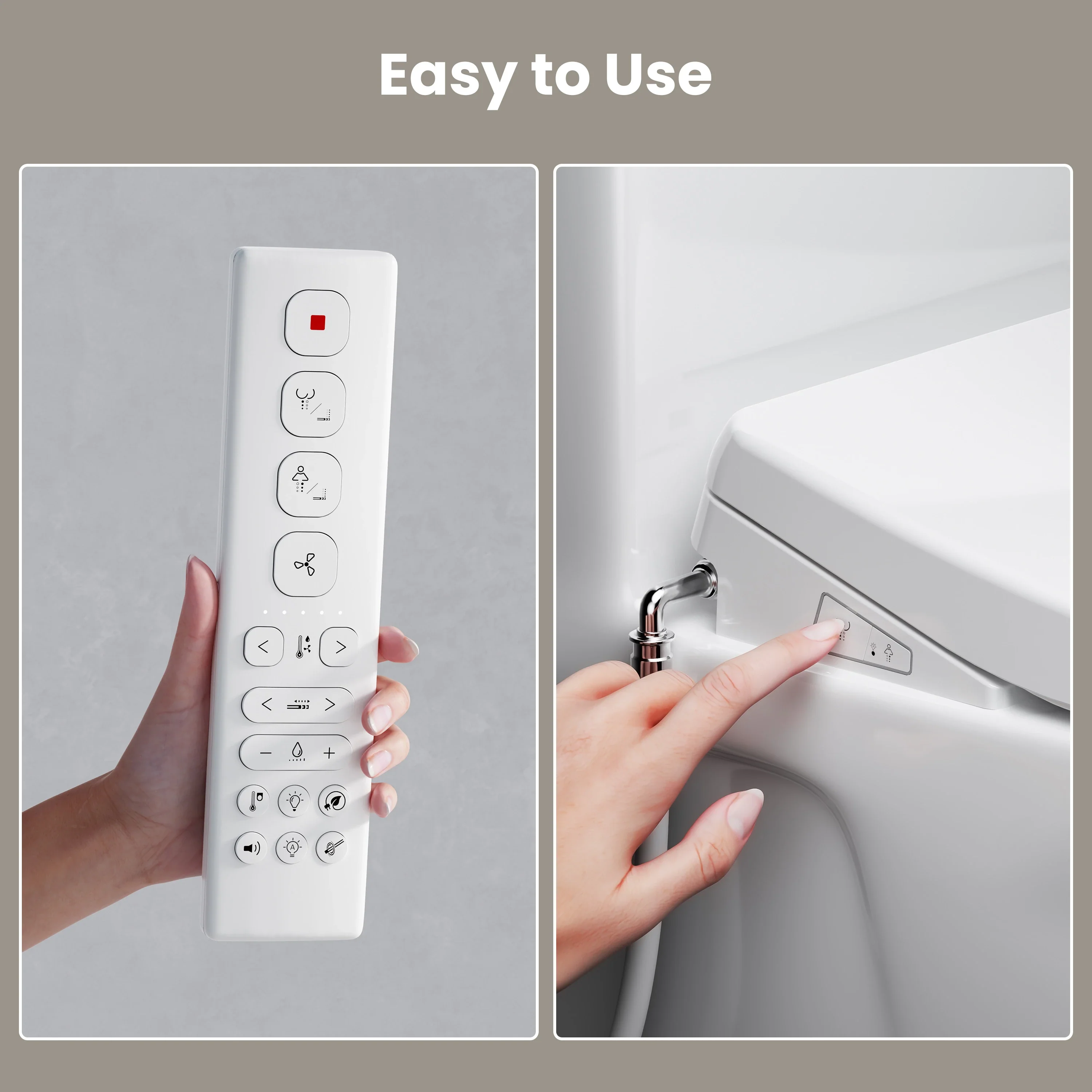 CASTA DIVA CD-Y020 – Electric Bidet Toilet with Heated Seat, Warm Water Wash & Warm Air Dryer - Image 10