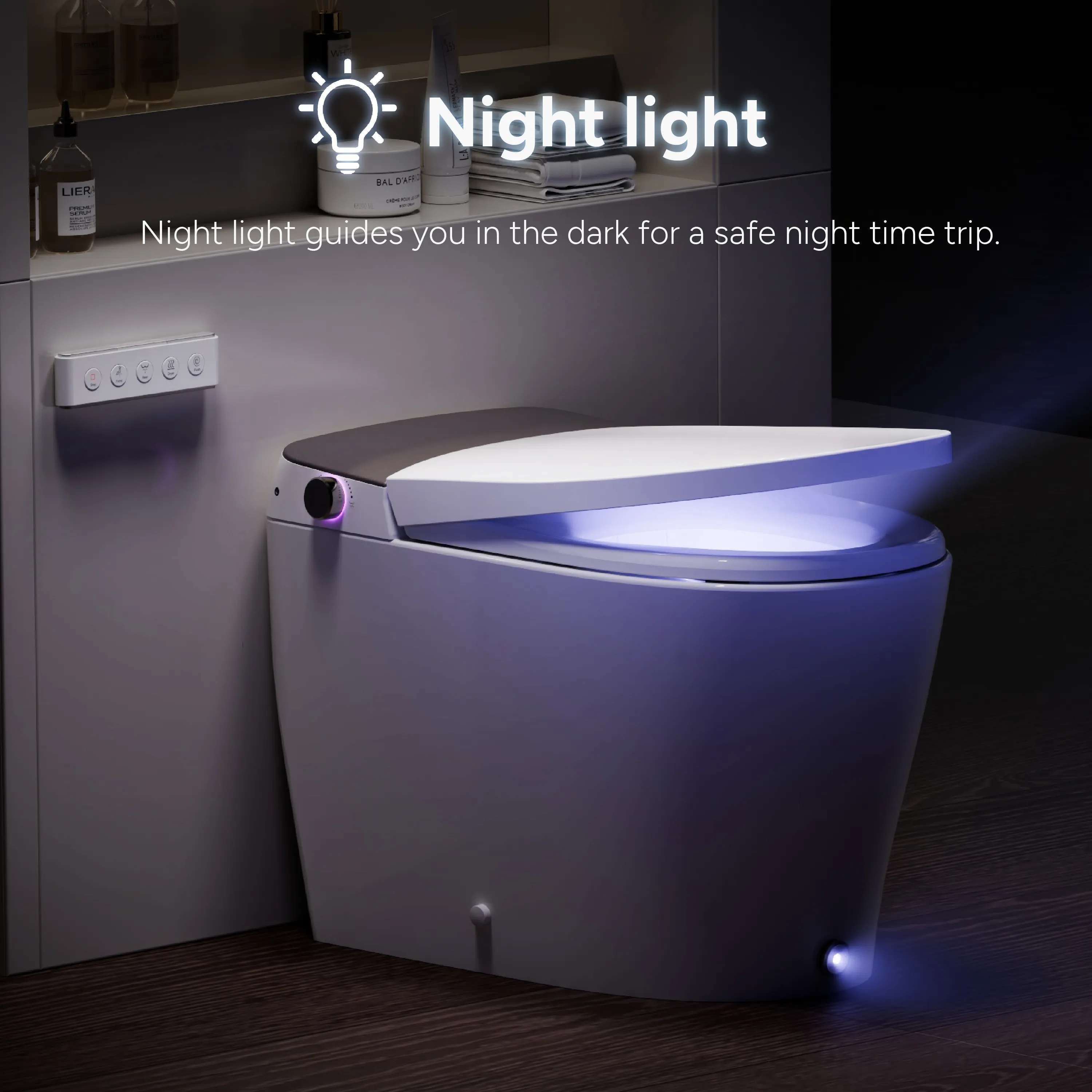 CASTA DIVA CD-Y060 – Smart Toilet with Heated Seat, Auto Open/Close & Built-In Tank - Image 9